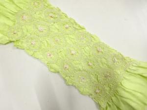 正絹　絞り　帯揚げ